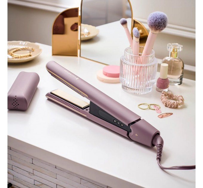 Випрямитель Remington AIRvive, 61Вт, темп.режимов-5, 150-230С, дисплей, керамика, фиолетово-золотой