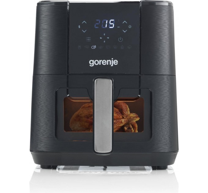 Мультипеч Gorenje 1350Вт, чаша-5.4л, сенсорне управл., 8 авто. программ, пластик+металл, чорний