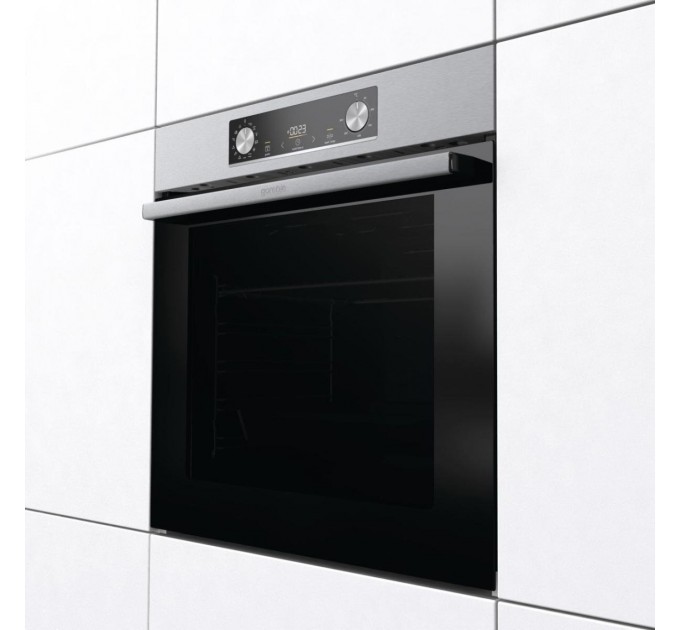 Комплект Gorenje (духовка + поверхность стеклокерамич. BO6737E02X - нерж. + ECT41SC - чорна), 738881