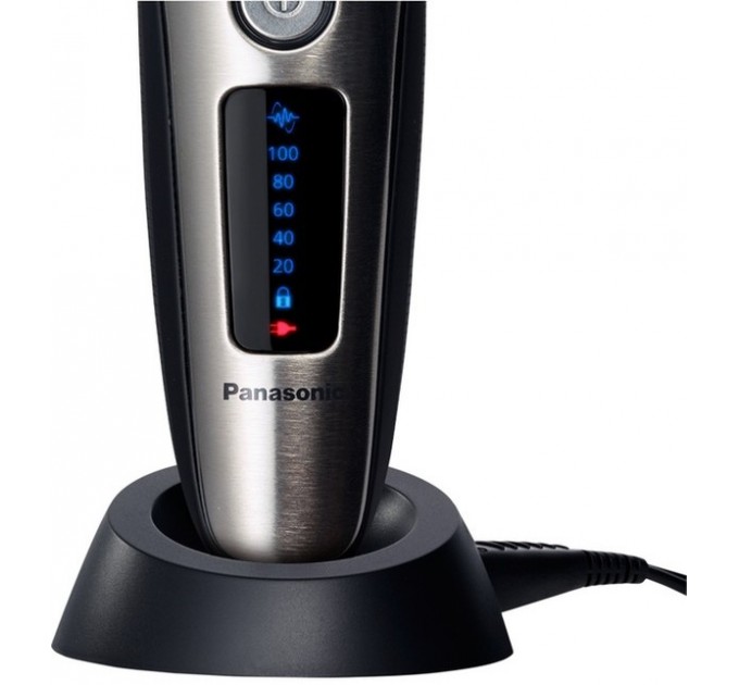 Бритва електр. Panasonic сіткова, 13000 об/хв, бритв.головок-3, Li-Ion, сух.+волог., тример, сірий