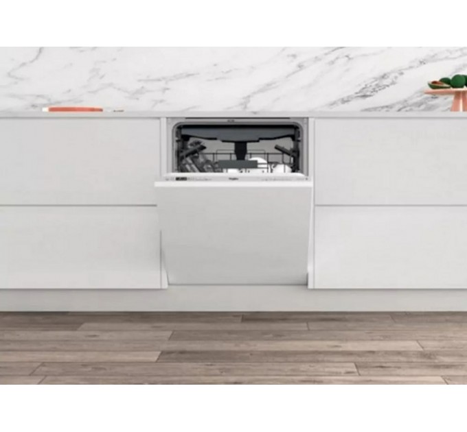 Посудомоечная машина Whirlpool встраиваемая, 14компл., A+++, 60см, дисплей, инвертор, 3я корзина, белый