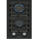 Варочная поверхность Bosch газ на стекле, 30см, Домино, чугун, черный