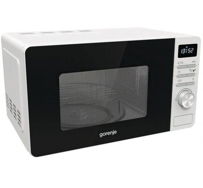 Микроволновая печь Gorenje, 20л, электр. управл., 800Вт, дисплей, белый