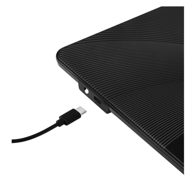 Весы Sencor кухонные, 10кг, аккумулятор 250mAh, USB-C, сенс. управ., стекло, черный