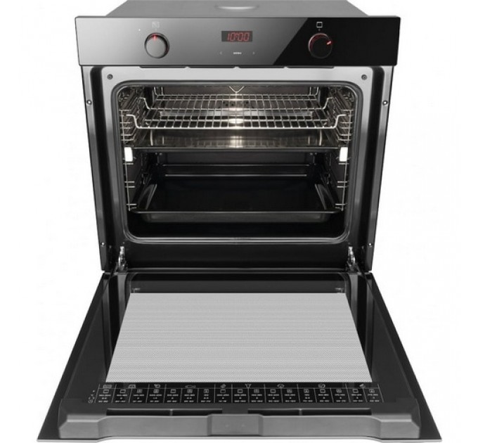 Духовой шкаф Hansa электрический, 77л, A, дисплей, конвекция, черный