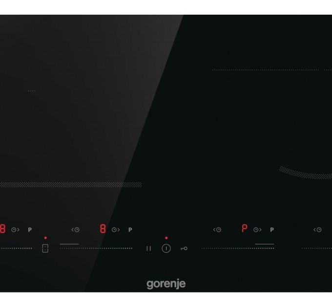 Варильна поверхня Gorenje індукційна, 60см, PowerBoost, TouchControl, збільшена площа приготування, чорний