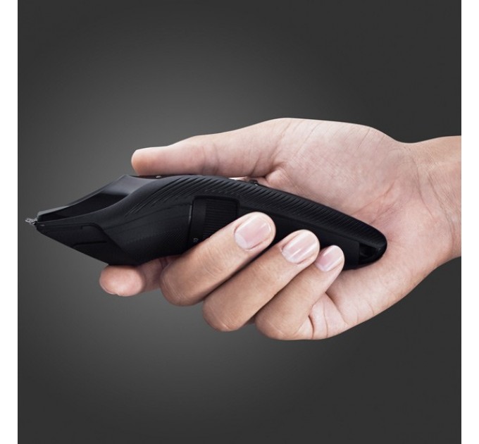 Машинка для стрижки Panasonic для головы, бороды и усов, сеть+акум., насадок-1, сталь, черный