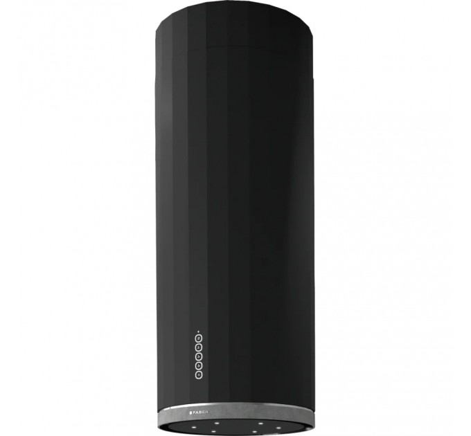 Витяжка Faber острівна, 37см, 1169м.куб/год, Corinthia Isola Ev8+ Dg Matt/Concrete A37, темно-сірий матовий