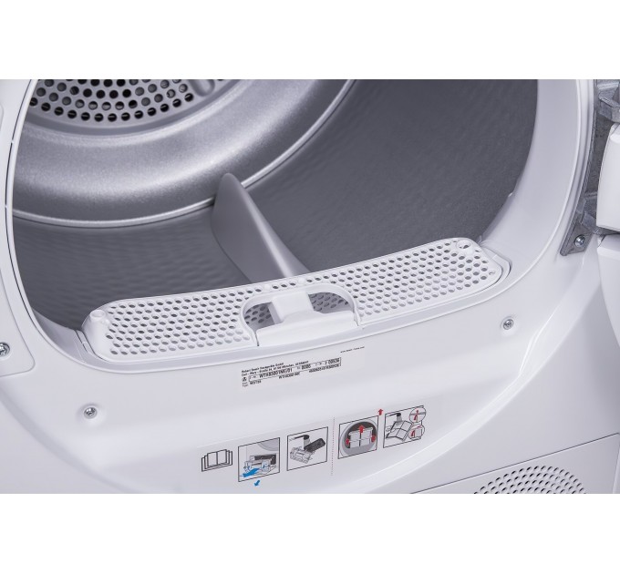 Сушильная машина Bosch тепловой насос, 8кг, A+, 60см, дисплей, белый