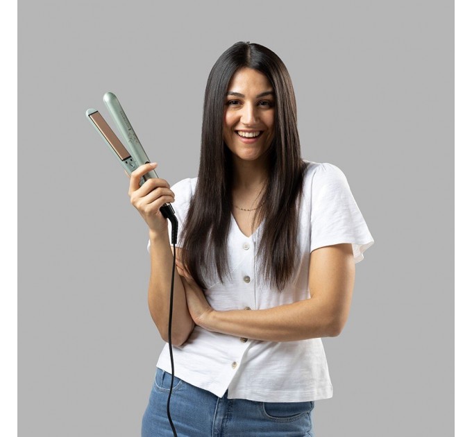 Випрямляч Remington Botanicals, >300Вт, темп.режимів-10, 150-230С, дисплей, кераміка, сіро-зелений