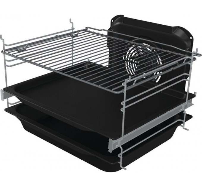 Плита Gorenje электрическая индукционная, 70л, 50x60см, дисплей, программатор IconLed, обьединение комфорок, белый