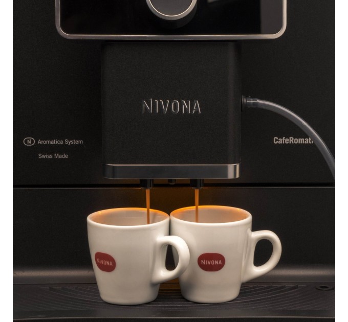 Кофемашина NIVONA CafeRomatica 2.2л, зерно + молоко, автомат.капучинатор, аторецептов - 9, черный