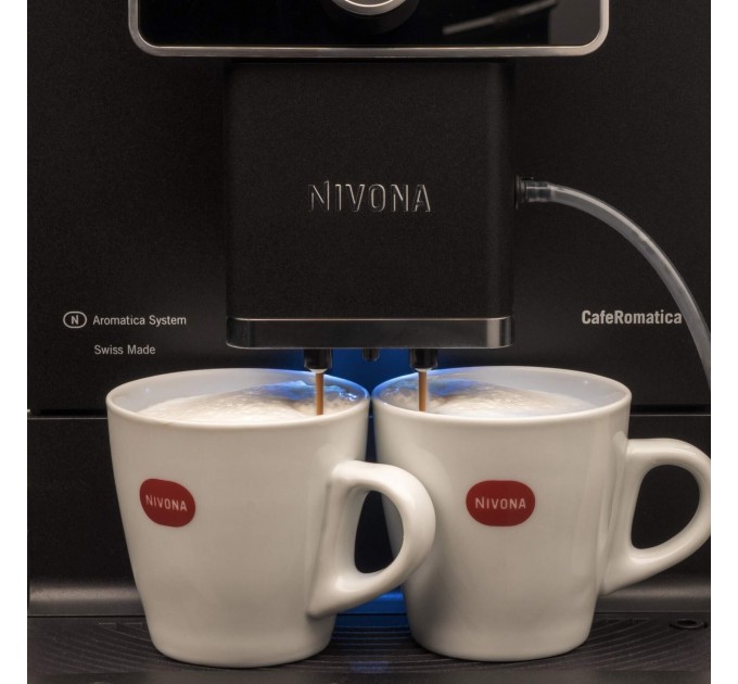 Кофемашина NIVONA CafeRomatica 2.2л, зерно + молоко, автомат.капучинатор, аторецептов - 9, черный