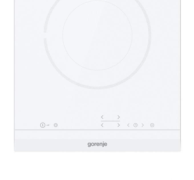 Варильна поверхня Gorenje електрична склокерамічна, 30см, Доміно, білий