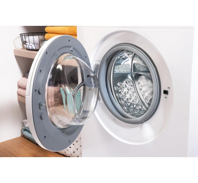Пральна машина Gorenje фронтальна, з баком, 7кг, 1200, A+, 60см, дисплей, пар, інвертор, білий