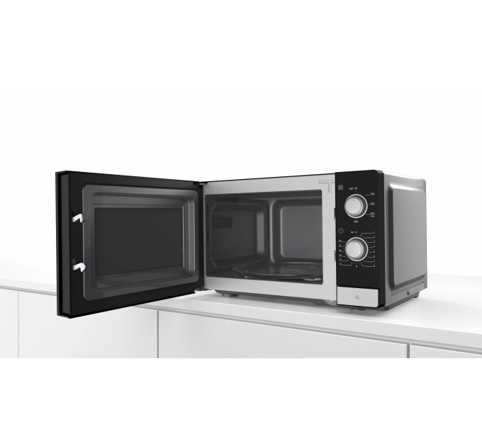 Микроволновая печь Bosch, 20л, мех. управл., 800Вт, черный