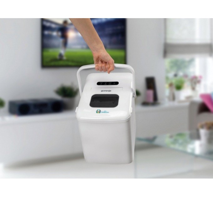 Льдогенератор бытовой Gorenje, 12кг/сутки, 1.8л, дисплей, белый