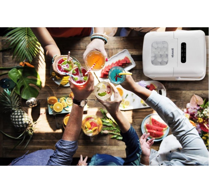 Льдогенератор бытовой Gorenje, 12кг/сутки, 1.8л, дисплей, белый