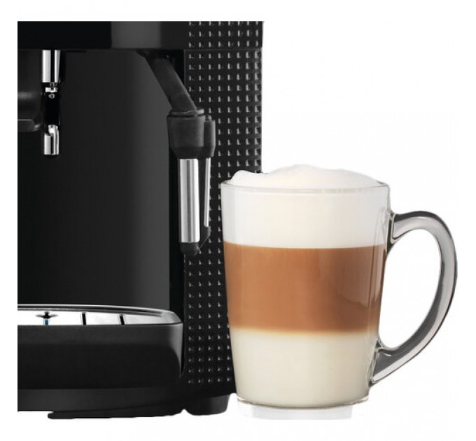 Кавомашина Krups Arabica 1.7л, зерно, ручний капучинатор, LED - дисплей, авторецептів - 3, свій рецепт, чорний