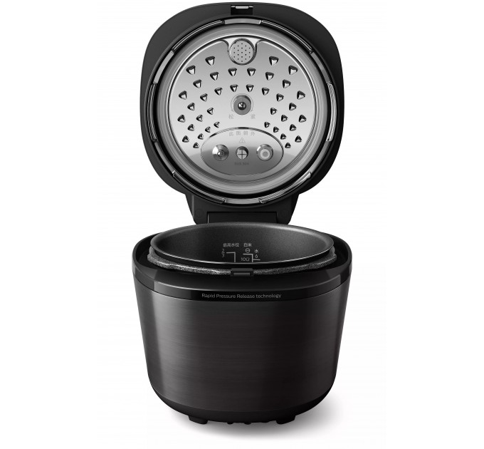 Мультиварка-скороварка Philips All-in-One Cooker, 1000Вт, чаша-5л, электронное управл., пластик, черный