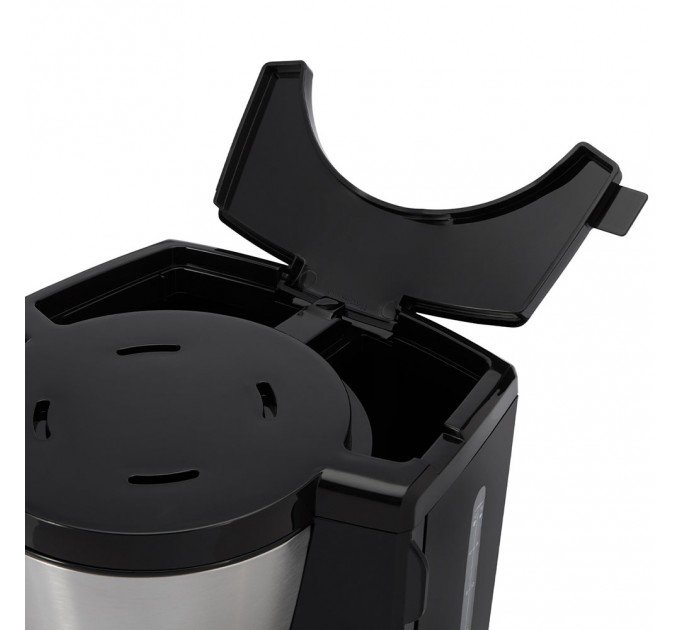 Кавоварка Russell Hobbs Heaton, 1.25л, мелена, чорно-срібний