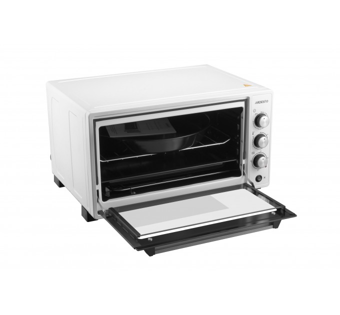Печь электрическая ARDESTO, 52л, 1700Вт, механич., конвенция, двойное стекло, белый