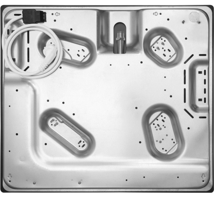 Варочная поверхность Hansa газ на стекле, 59см, чугун, бежевый