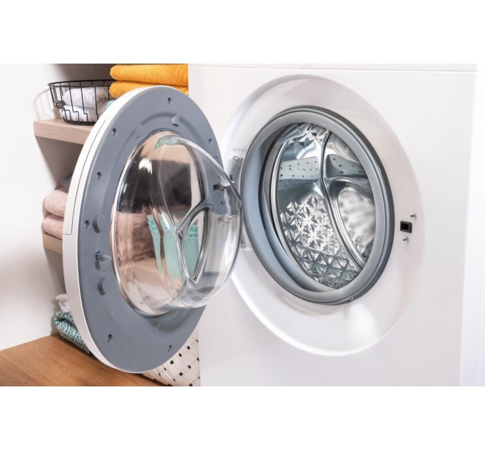 Пральна машина Gorenje фронтальна, 7кг, 1400, A+++, 47см, дисплей, пара, інвертор, білий