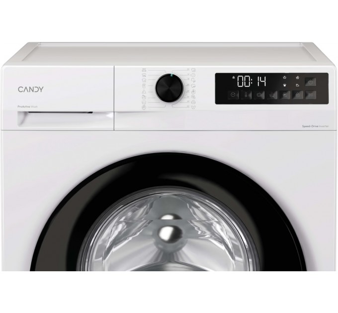 Стиральная машина Candy фронтальная, 8кг, 1400, A+++, 59см, дисплей, пар, инвертор, белый