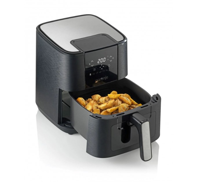 Мультипеч Gorenje 1350Вт, чаша-5.4л, сенсорне управл., 8 авто. программ, пластик+металл, чорний