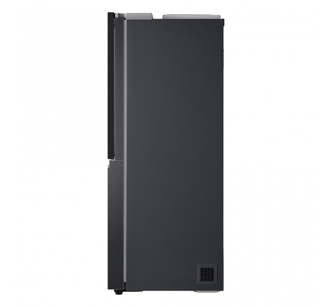 Холодильник LG SBS, 179x91х74, холод.отд.-416л, мороз.отд.-239л, 2дв., F, NF, инв., диспл внутр., зона св-ти, Door in door, черный мат.