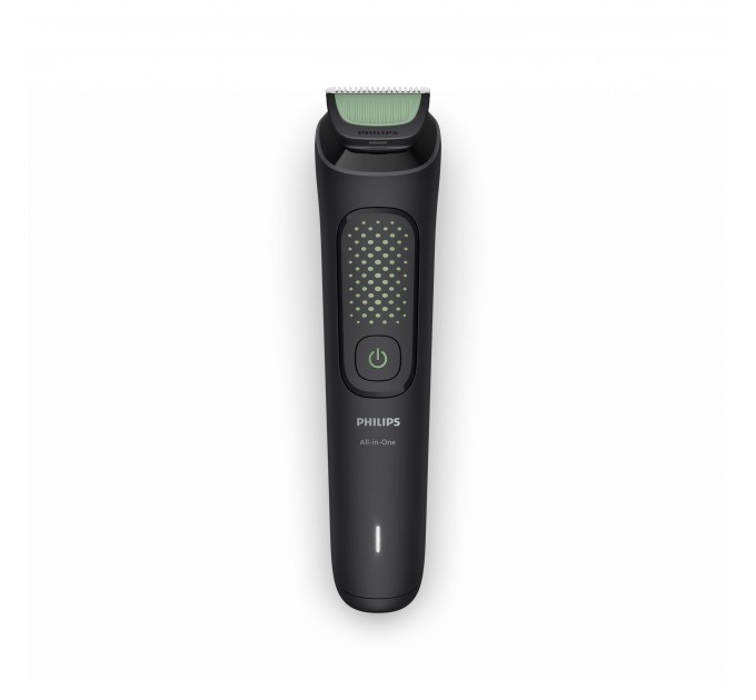 Триммер універсальний Philips All-in-One Trimmer 3000 Series для лица, головы, тела, акум., насадок-9, сталь, черный