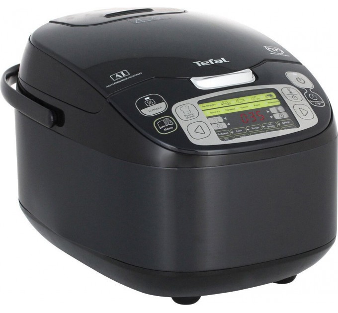 Мультиварка Tefal Fuzzy Logic, 750Вт, чаша-5л, электронное управл., пластик, черный