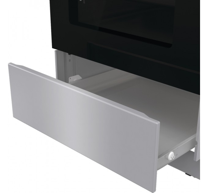 Плита Gorenje комби, 70л, 50x60см, дисплей, чугун, нерж