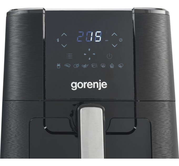 Мультипеч Gorenje 1350Вт, чаша-5.4л, сенсорне управл., 8 авто. программ, пластик+металл, чорний