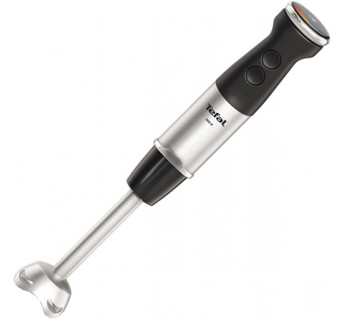 Блендер Tefal заглибний Quickchef+, 1000Вт, 4в1, чаша-800мл, чопер-500мл, кухонний комбайн 5в1, турборежим, сіро-чорний