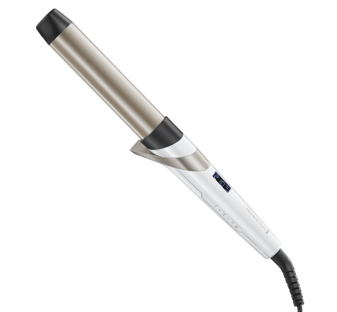 Плойка Remington HYDRAluxe, 61Вт, темп.режимов-5, D -32mm, 140-210С, дисплей, керамика, белый