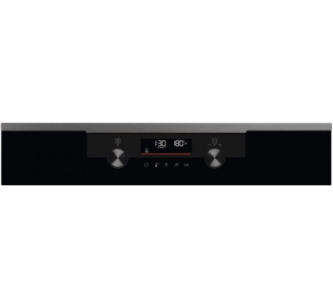 Духовой шкаф Electrolux электрический, 72л, A+, пар, дисплей, конвекция, пиролиз, телескопические направляющие, черный