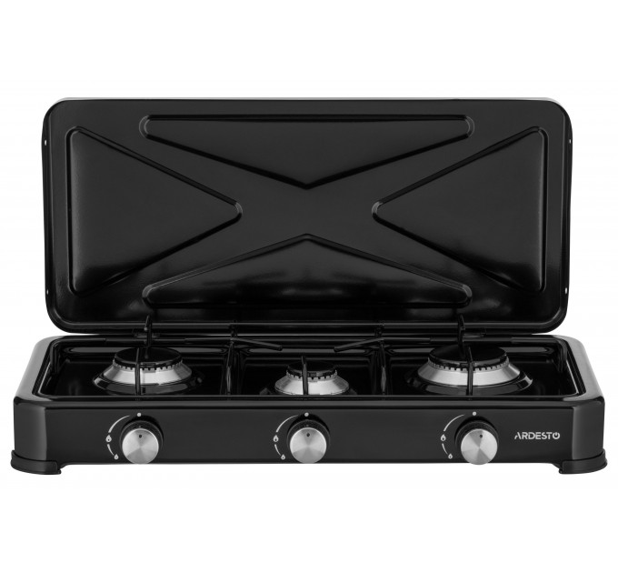 Плитка настольная ARDESTO газовая, тип газа LPG, конф. - 3, черный