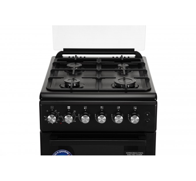 Плита ARDESTO комби, 52л, 50x60см, конвекция, чугун, подсветка, форсунки LPG (подключение газового баллона), черный