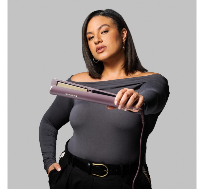 Випрямитель Remington AIRvive, 61Вт, темп.режимов-5, 150-230С, дисплей, керамика, фиолетово-золотой