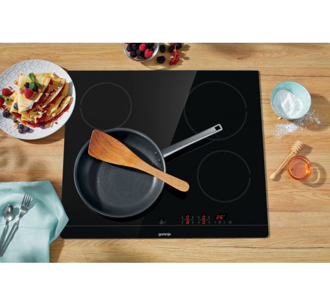 Комплект Gorenje (духовка + поверхность стеклокерамич. BO6737E02X - нерж. + ECT41SC - чорна), 738881