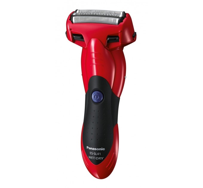 Бритва електр. Panasonic сіткова, 7600  об/хв, бритв.головок-3, Li-Ion, сух.+волог., тример, чорно-червоний