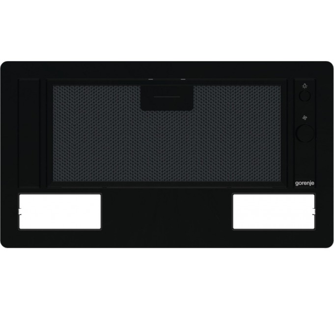 Вытяжка Gorenje встраиваемая, 54см, 370м.куб/ч, черный