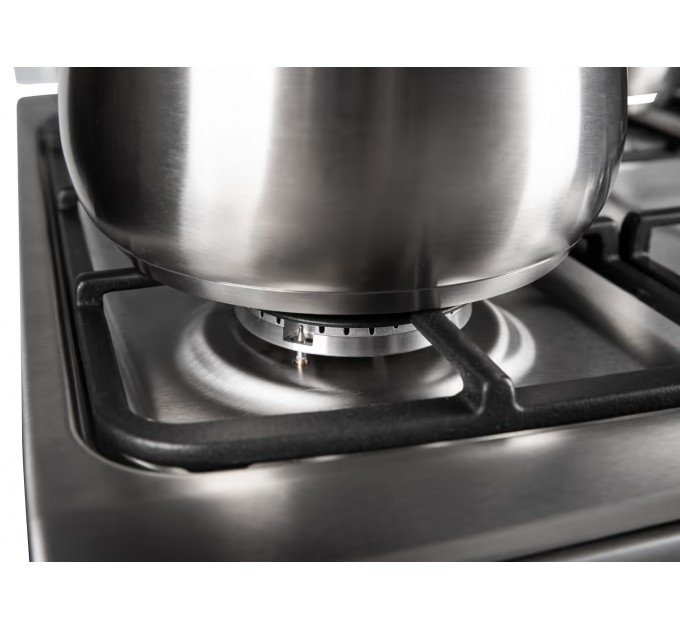 Плита Hansa комби, 65л, 50x60см, дисплей, конвекция, чугун, нерж