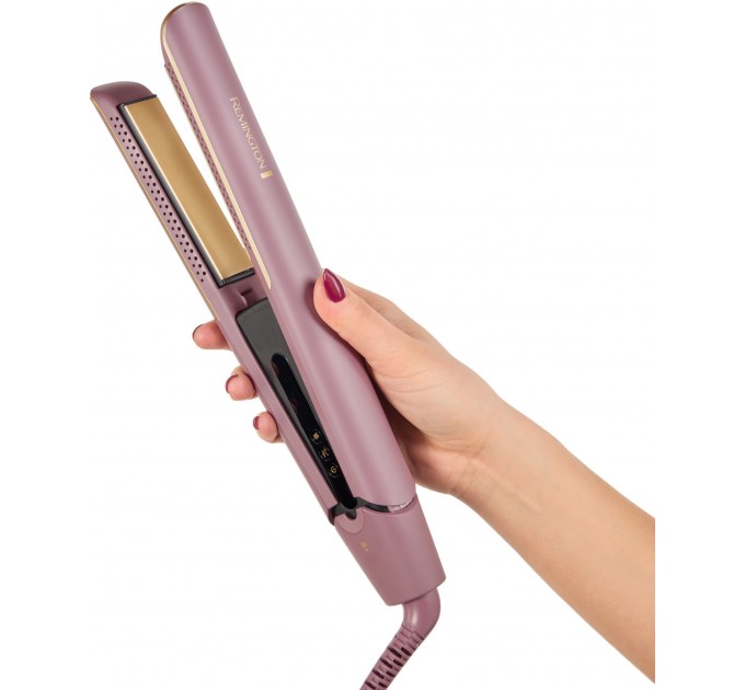Випрямитель Remington AIRvive, 61Вт, темп.режимов-5, 150-230С, дисплей, керамика, фиолетово-золотой
