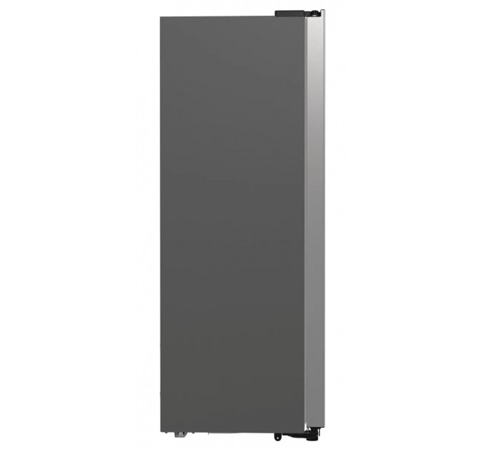 Холодильник SBS Gorenje, 179х70х92см, 2 двері, 376(190)л, А++, NF+, Інв., Зона св-ті, диспенсер, генератор льоду, Зовн. Диспл, нерж
