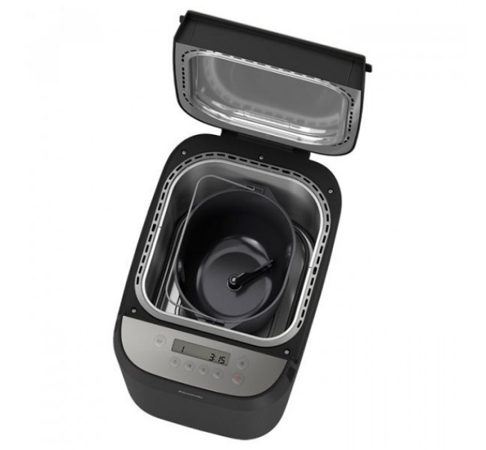 Хлібопічка Panasonic 700Вт, програм-18, макс.ваг -1кг, форма-круг, пластик, чорний