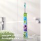 Щітка зубна електр. Philips, Sonicare For Kids, 62т. колив/хв, насадок-2, світло-зелений