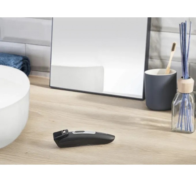 Триммер Rowenta Stylis для бороды и усов, сеть+акум., насадок-1, сталь, черный